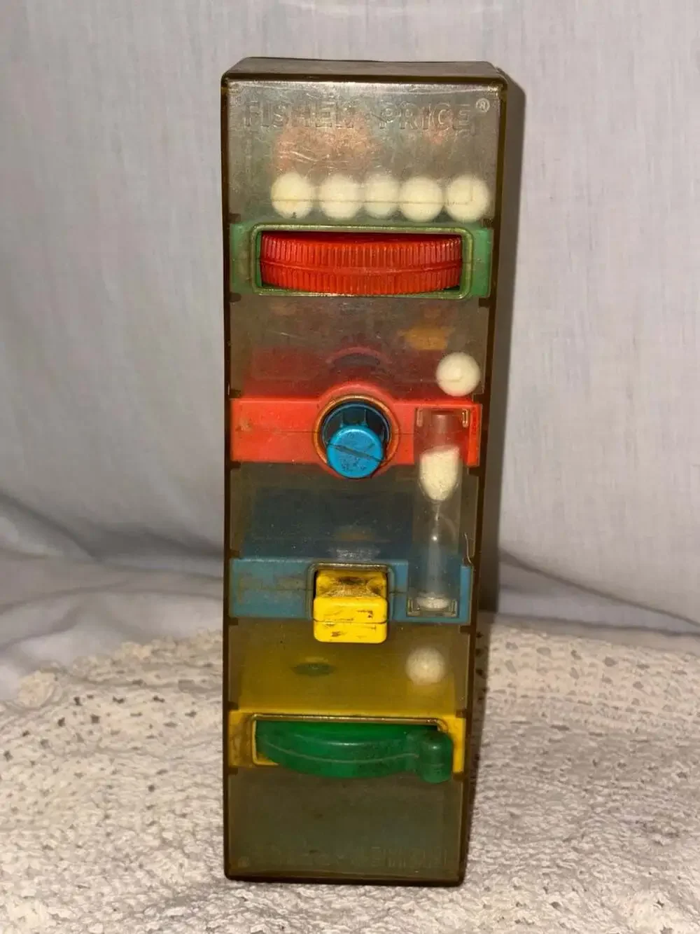 Vintage 1971 Fisher-Price Tumble Tower Marble Maze Toy